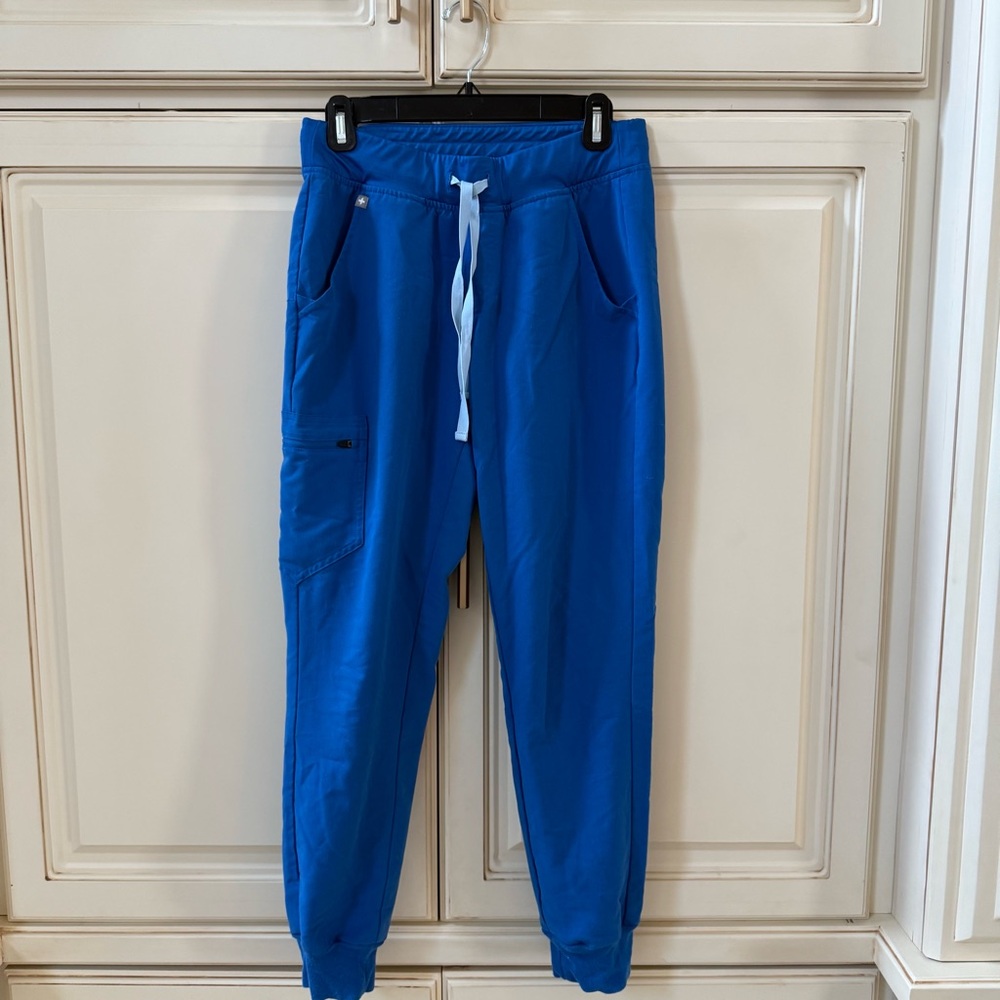 Figs Royal Blue Jogger Scrubs